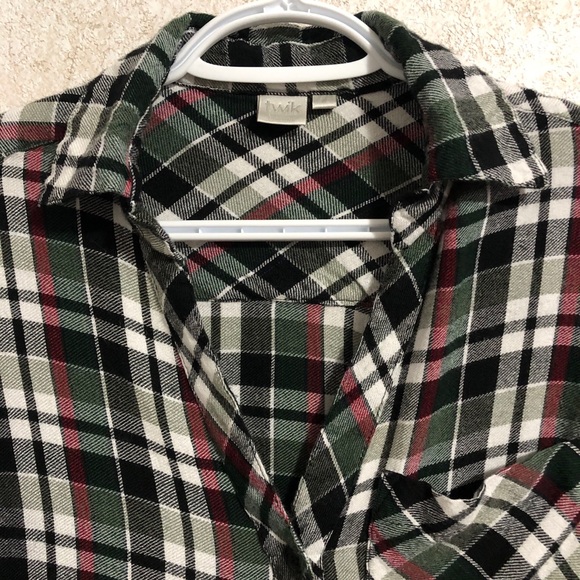 Twik black/white/red plaid shirt - Picture 4 of 5